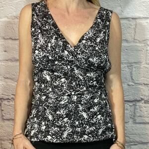 NWT Halogen mesh blouse